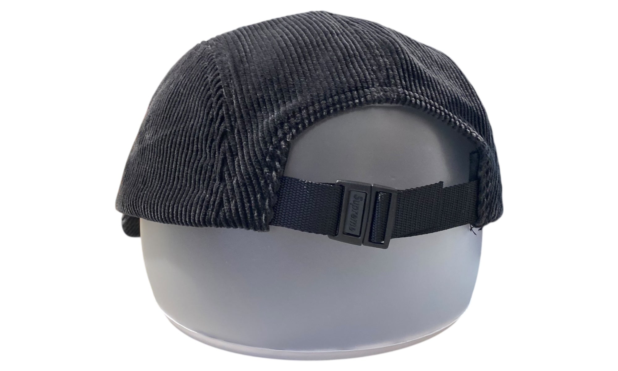 Used Supreme Corduroy Camp Cap Black 2022 (SUP1