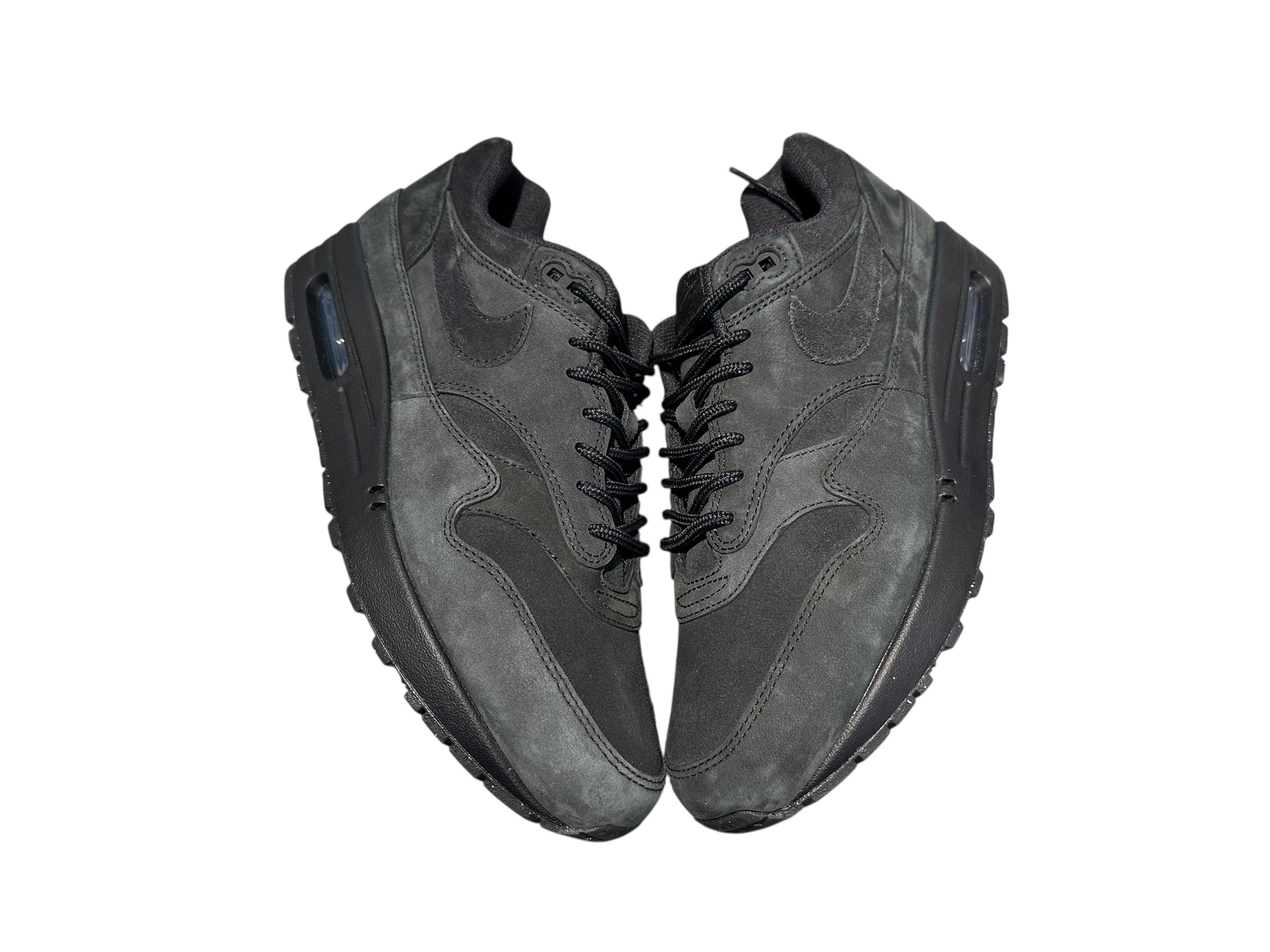 nike Used Nike Air Max 1 Triple Black Suede - hv8065-001