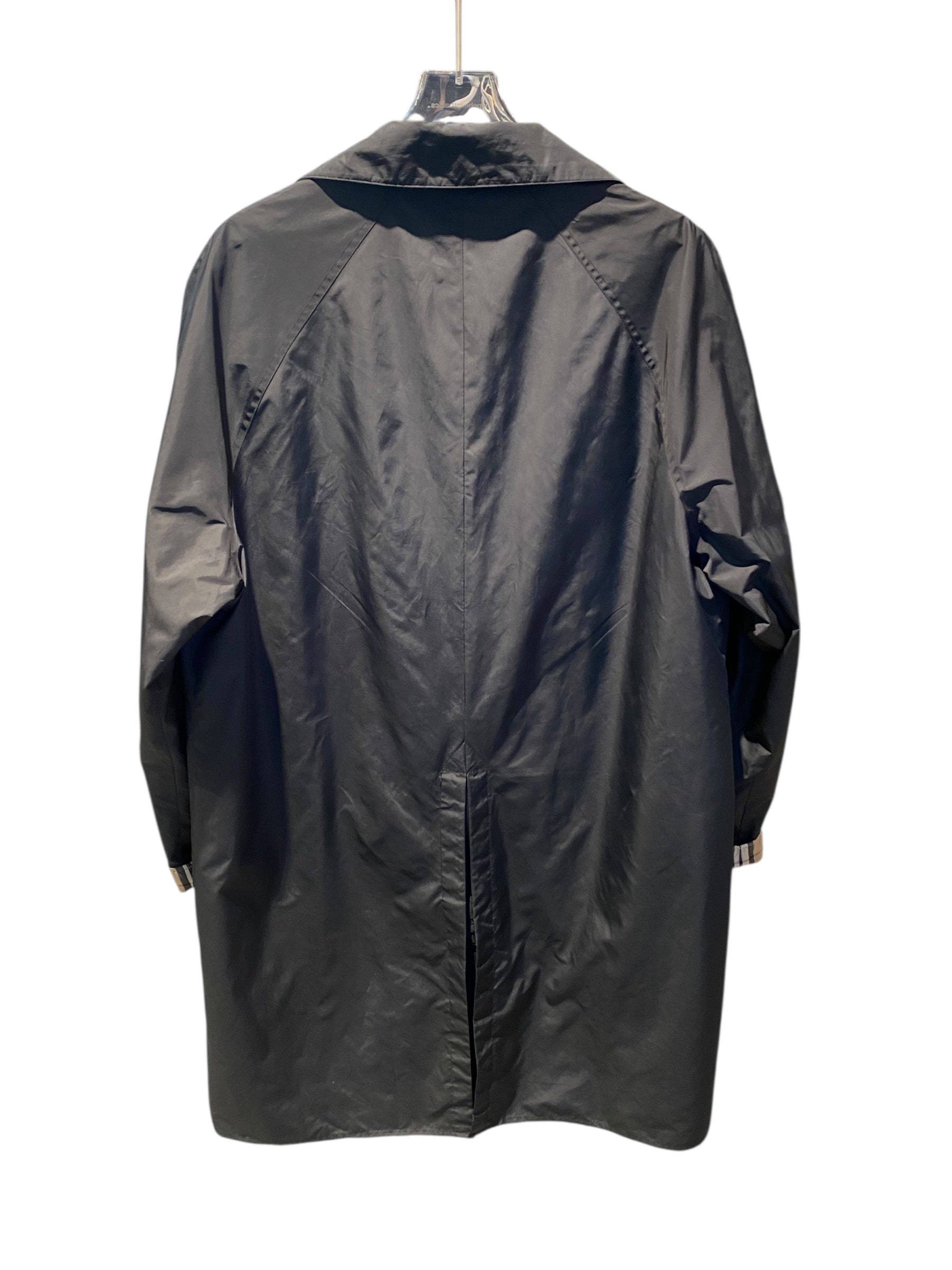 nike Used Burberry Classic Black Long Coat - 1008251527