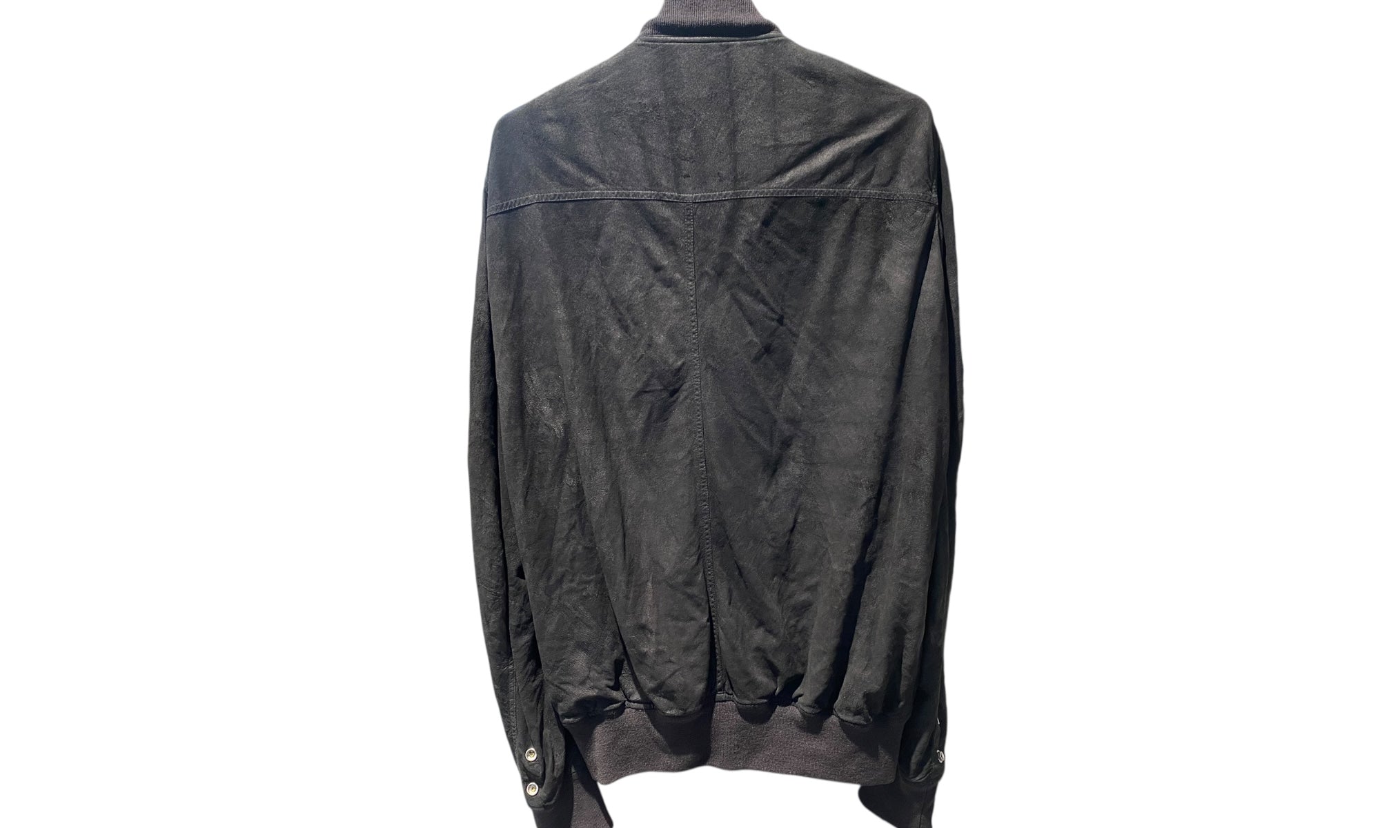 nike Used Rick Owens Black Bomber Jacket - test