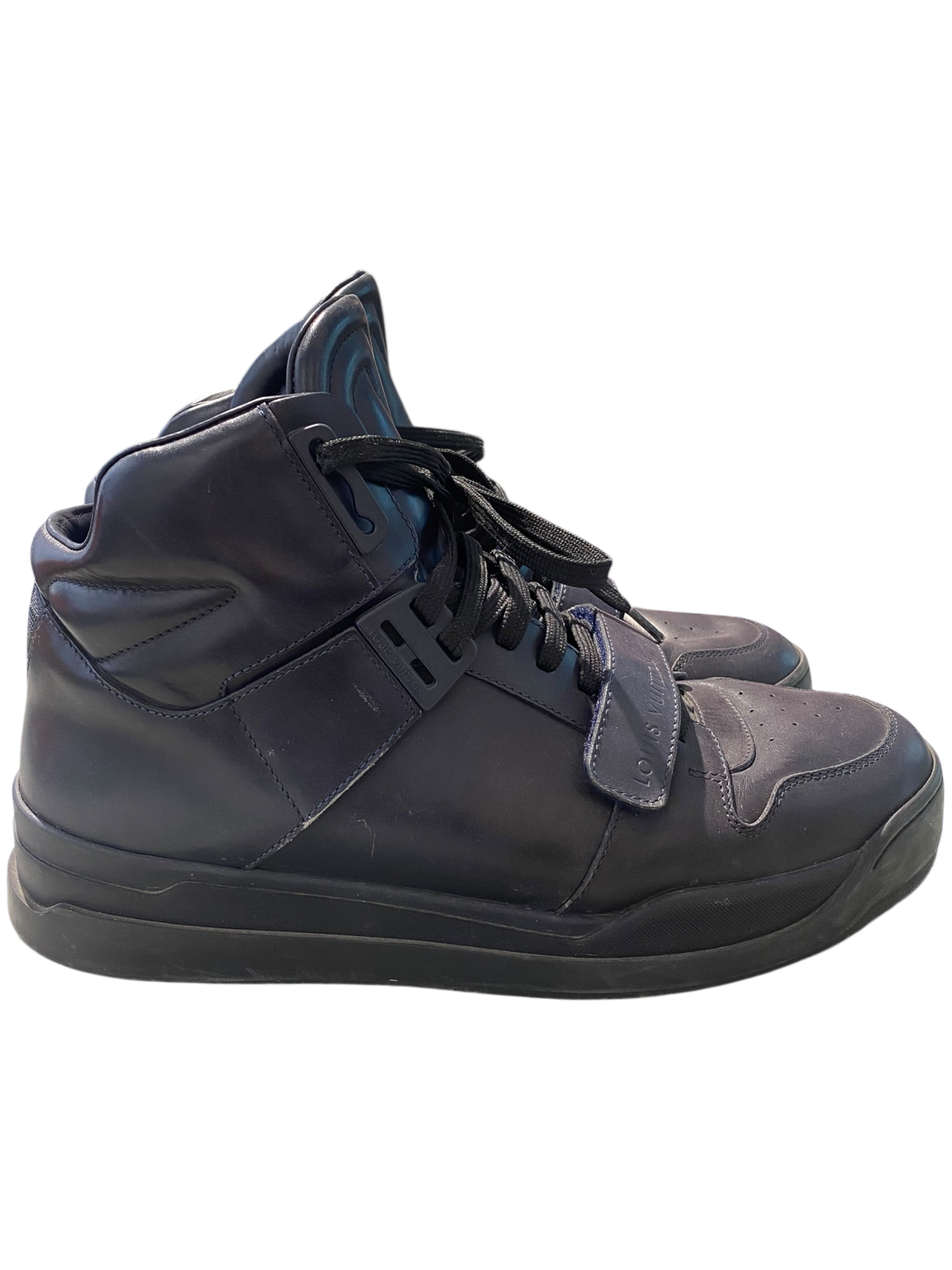 nike Used Louis Vuitton High Top Sneaker Black - test