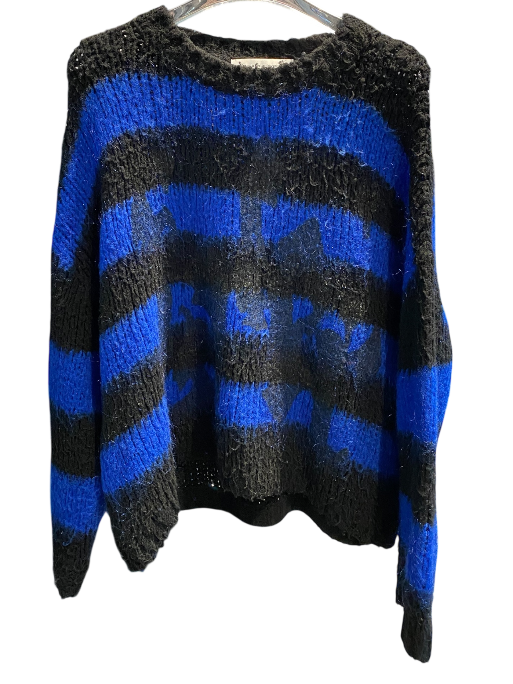 Racer Worldwide Used Used Racer Mohair Striped Sweater - 1017251649
