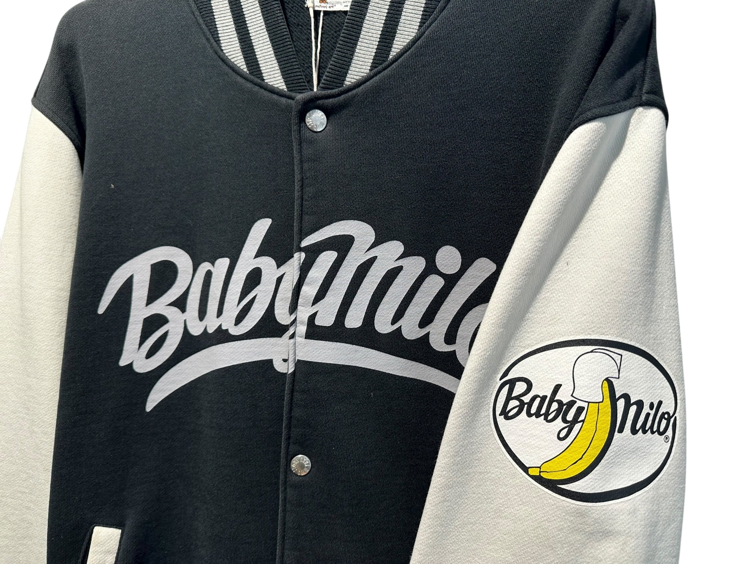 A Bathing Ape Used Baby Milo '06 Varsity Jacket - test