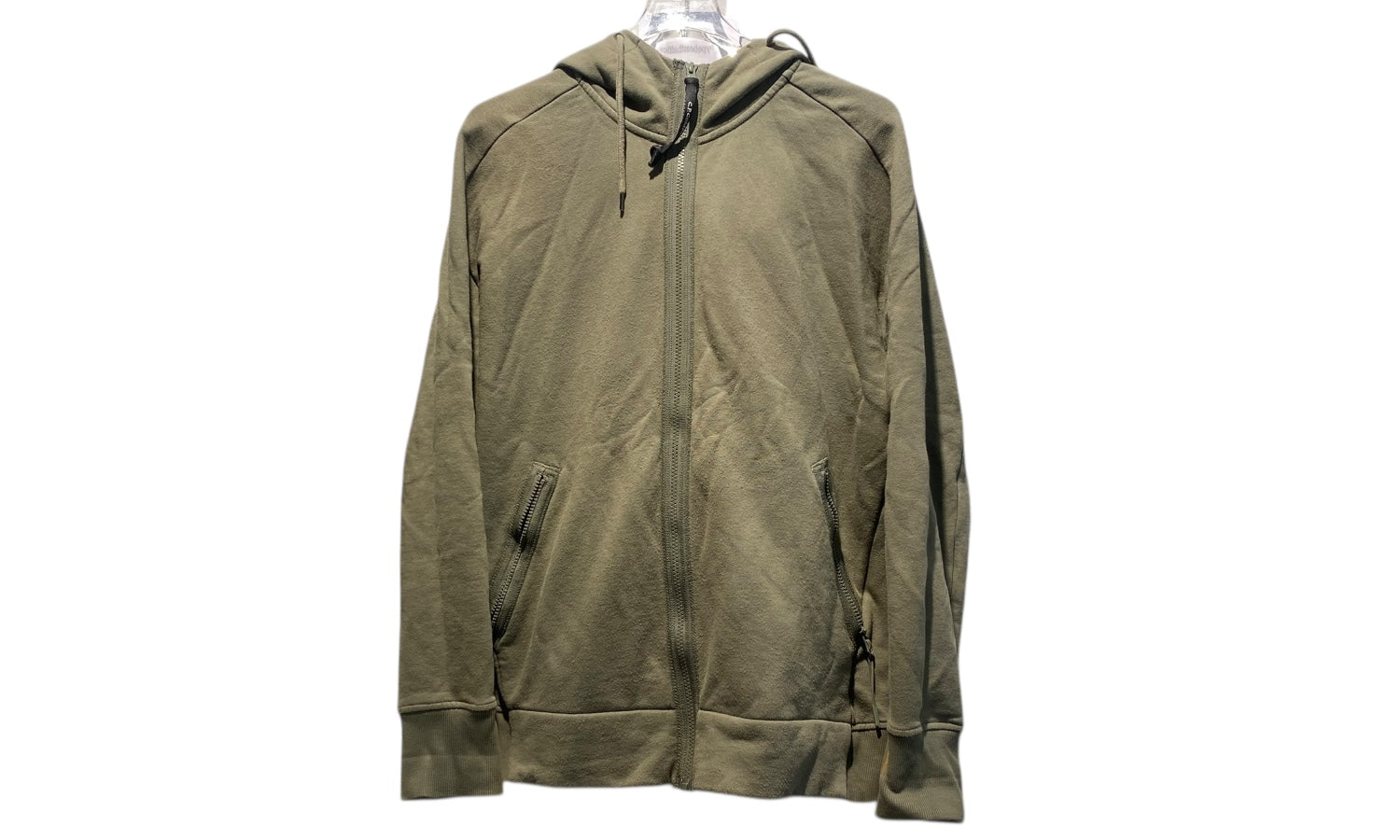 C.P. Company Used C.P. Company goggles Zip up hoodie olive - 1214251452