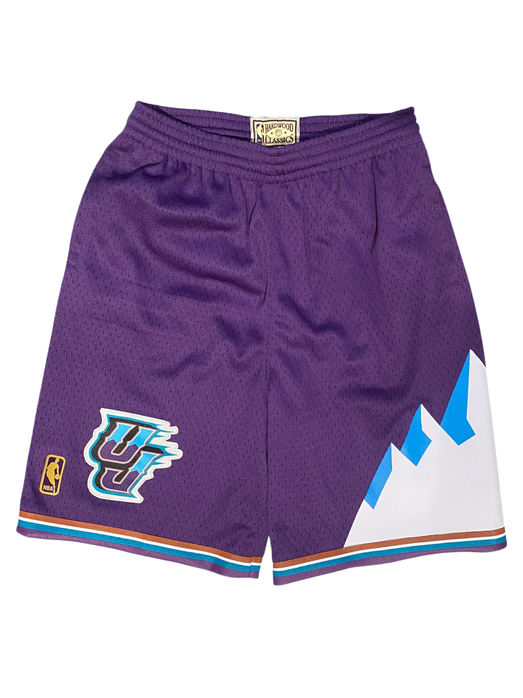 nike Used Utah Jazz Swingman Shorts - test