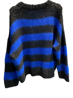Racer Worldwide Used Used Racer Mohair Striped Sweater - 1017251649