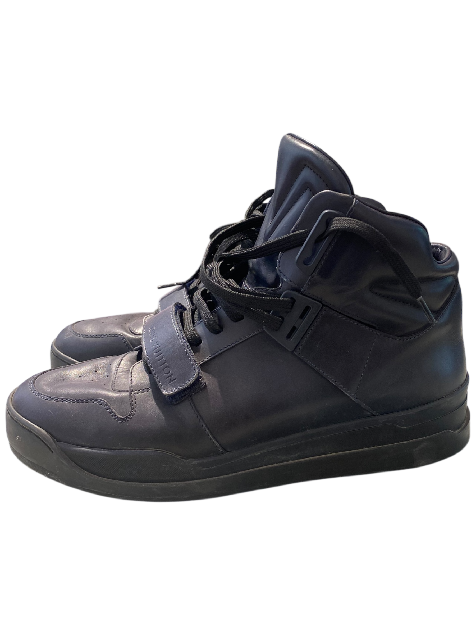 nike Used Louis Vuitton High Top Sneaker Black - test