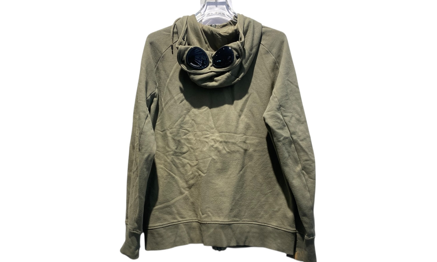 C.P. Company Used C.P. Company goggles Zip up hoodie olive - 1214251452
