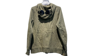 C.P. Company Used C.P. Company goggles Zip up hoodie olive - 1214251452