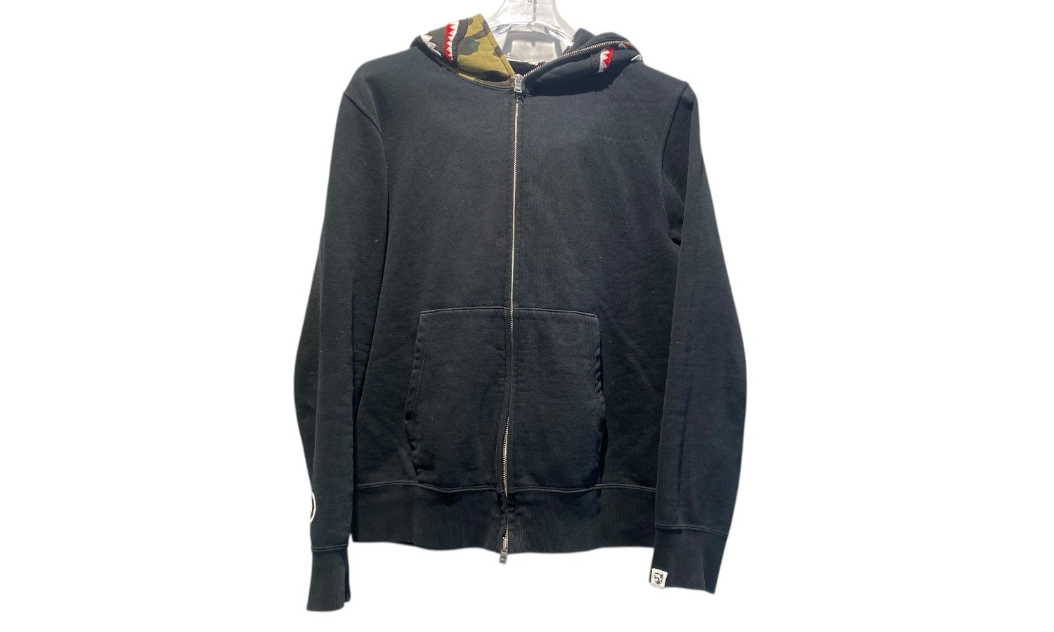 a bathing ape Used Bape Camo Full Zip Hoodie Black - test