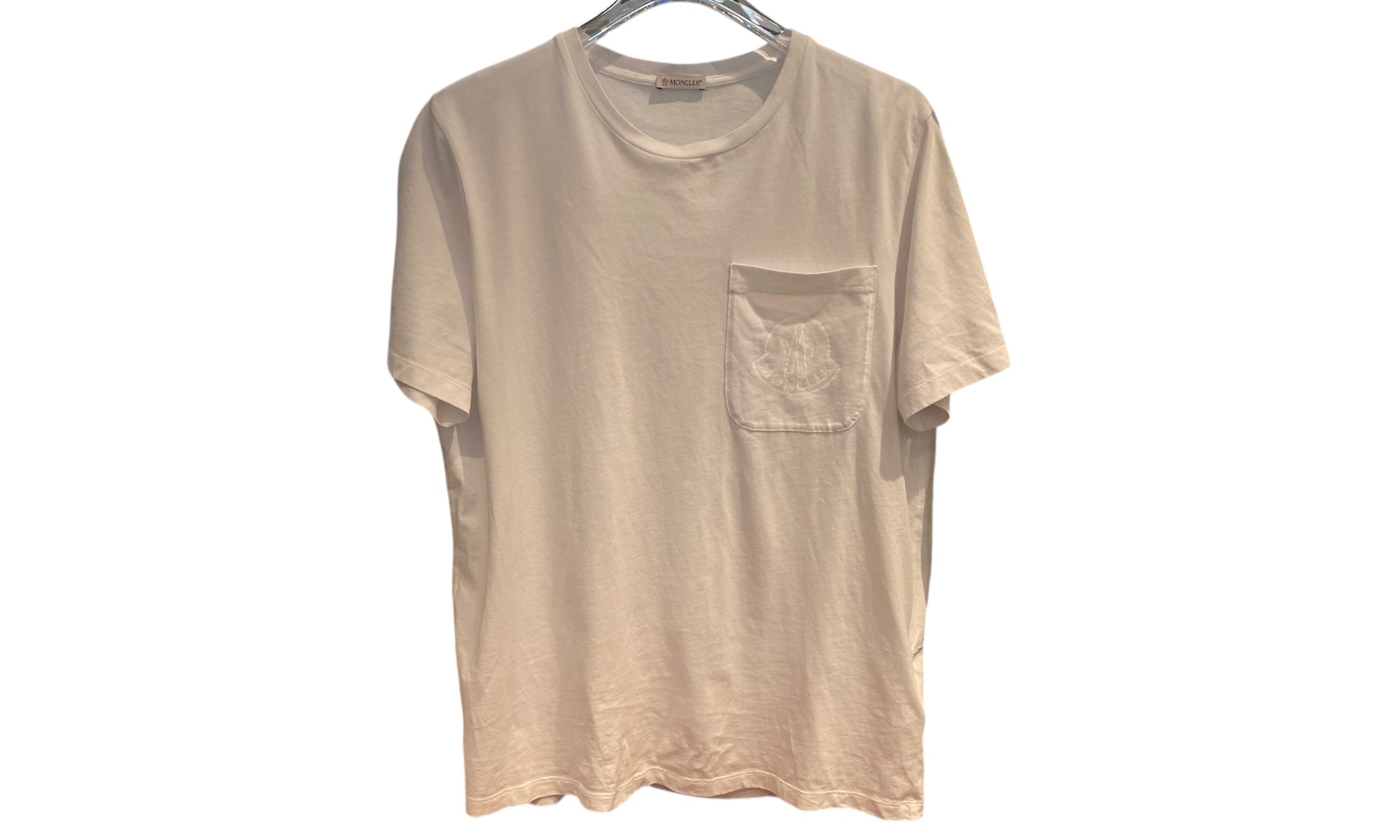 nike Moncler White Pocket Logo Tee - test