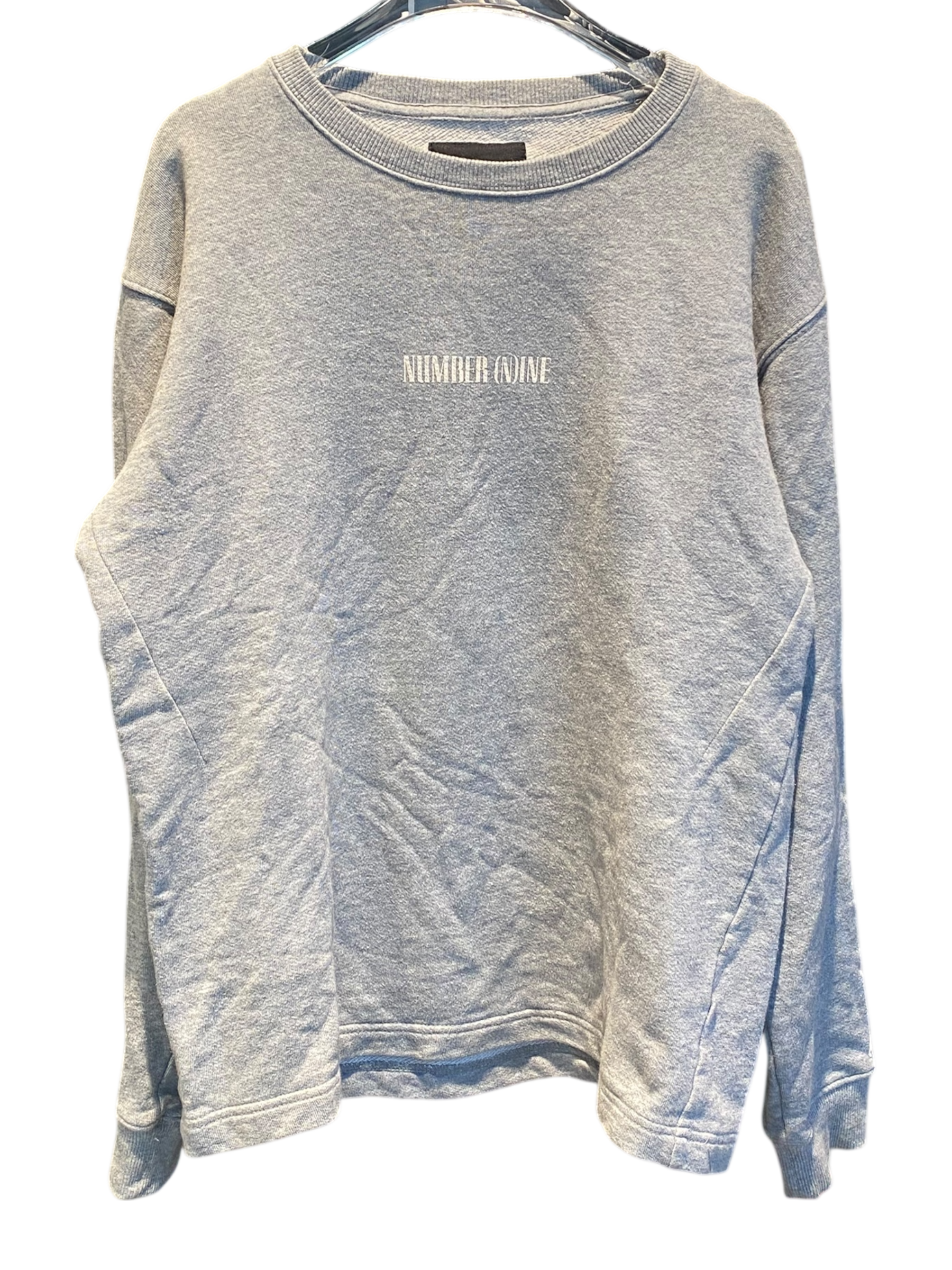 NUMBER (N)INE Used NUMBER (N)INE CREWNECK GREY - test
