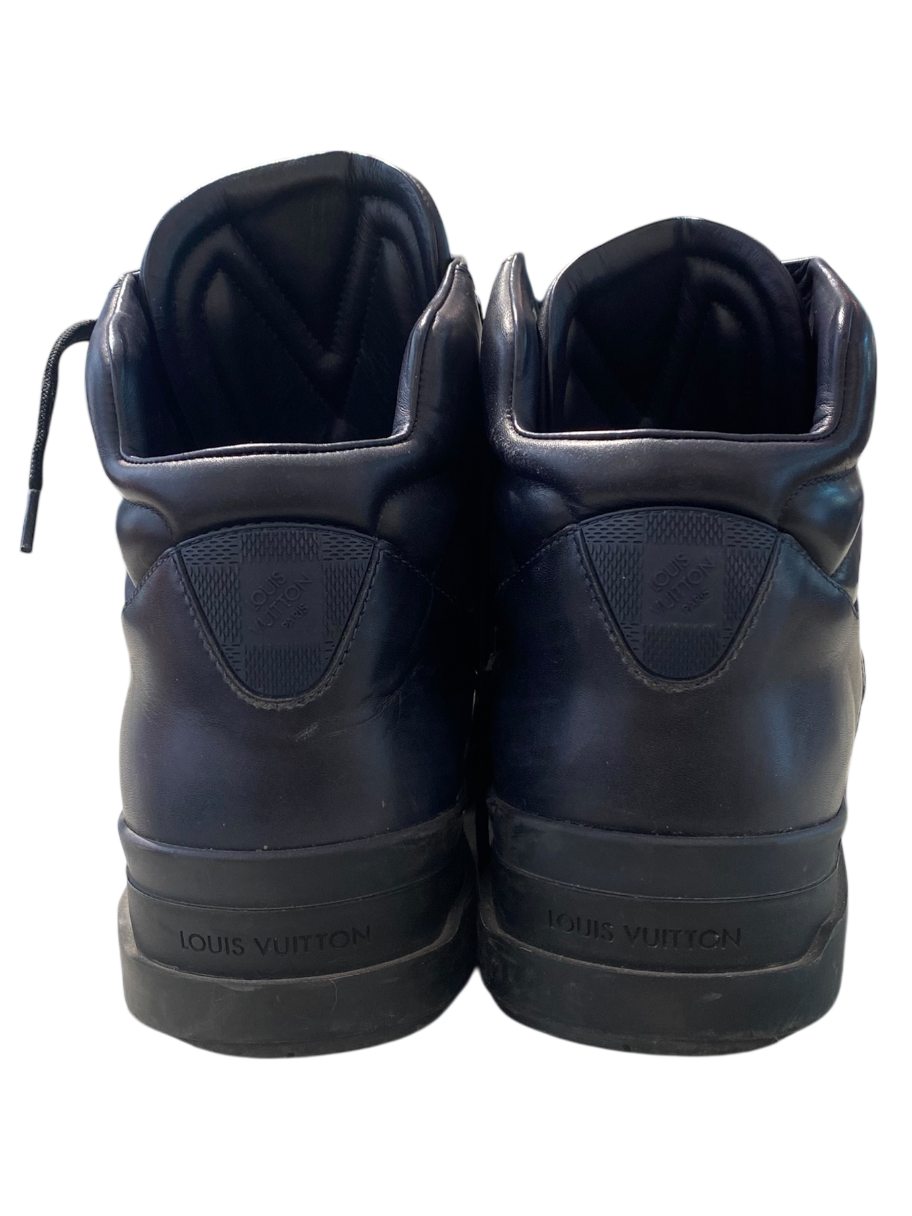 nike Used Louis Vuitton High Top Sneaker Black - test