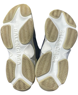 Balenciaga Used Balenciaga Triple S Sneaker 'Grey Yellow' - test