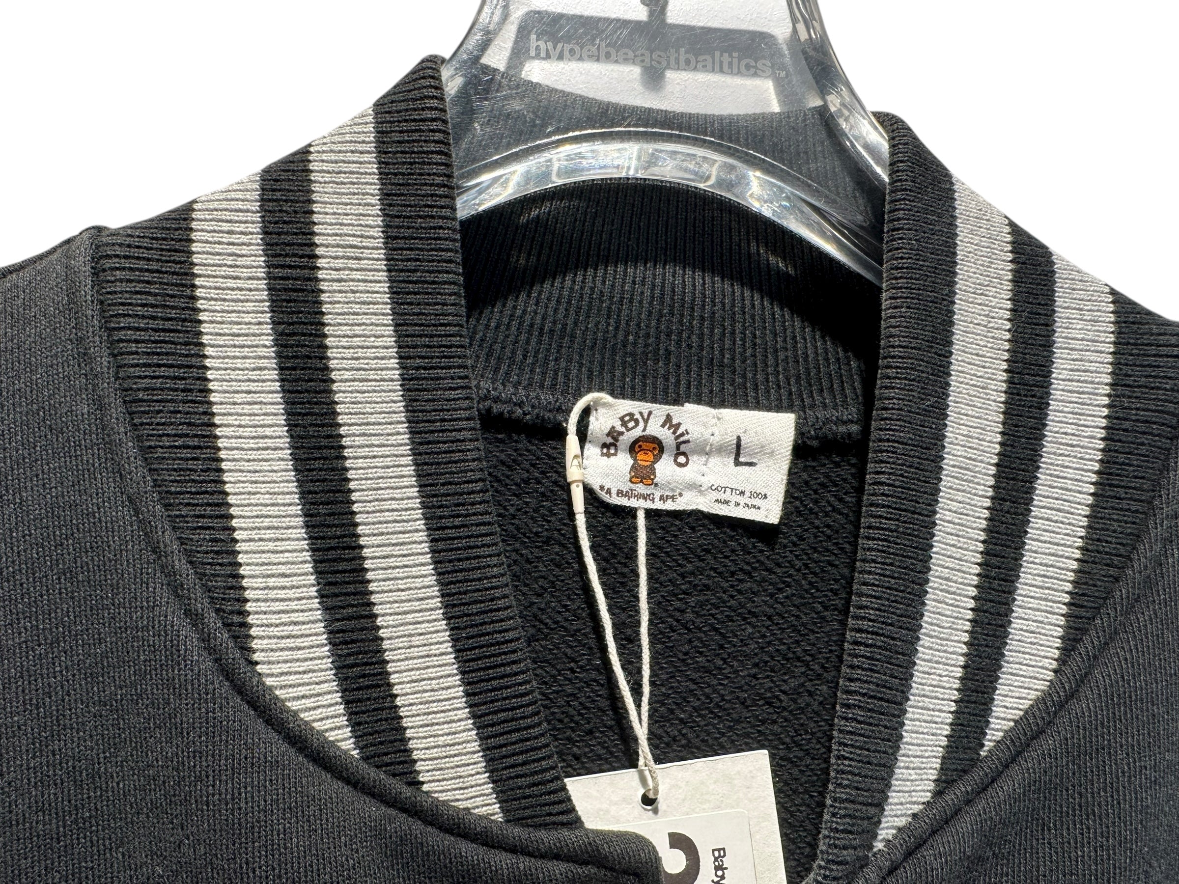 A Bathing Ape Used Baby Milo '06 Varsity Jacket - test