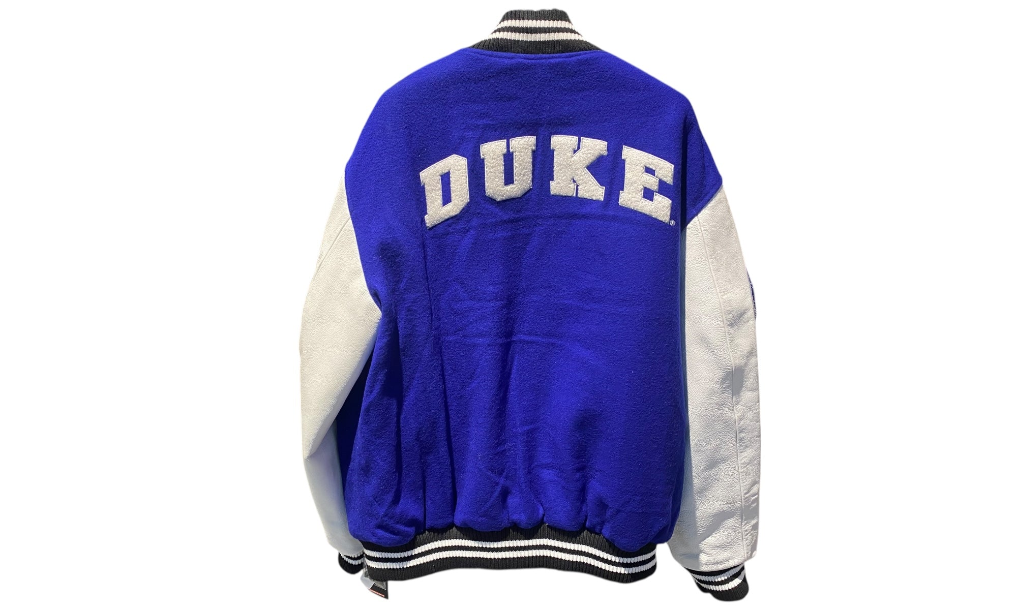 nike Used Duke University Varsity Jacket Blue - test