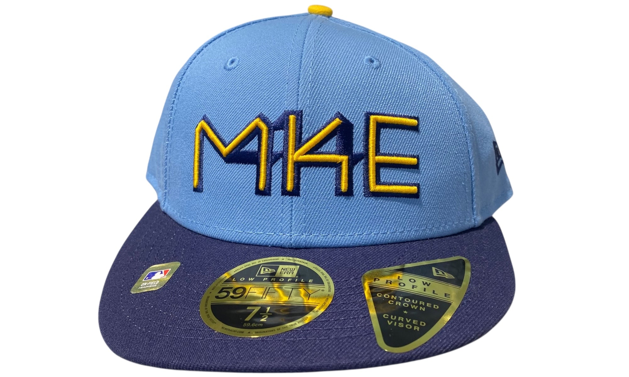 Milwaukee Brewers Fitted Cap Uni blue
