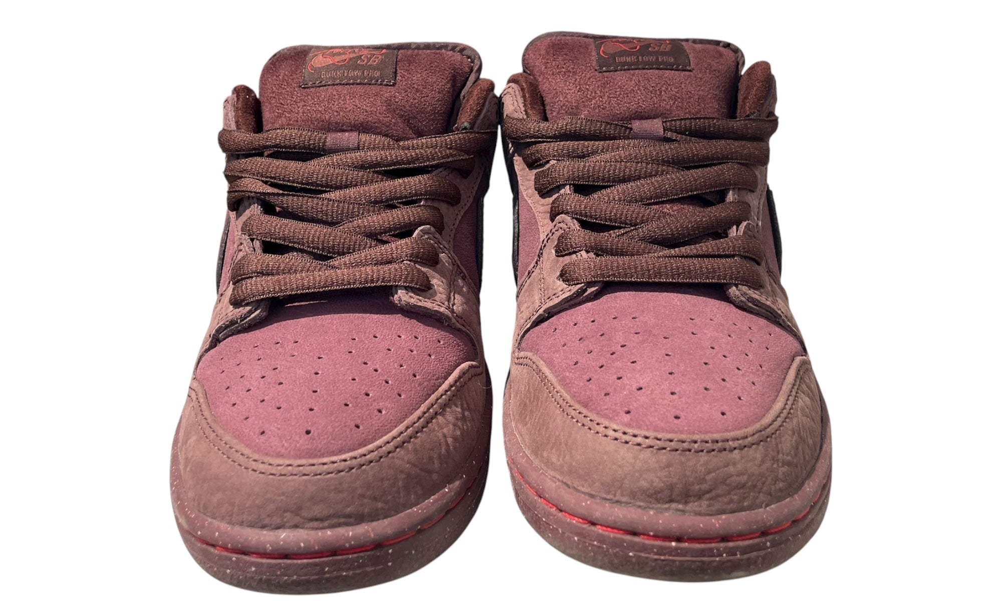 Used Nike SB Dunk Low City Of Love Burgundy Crush