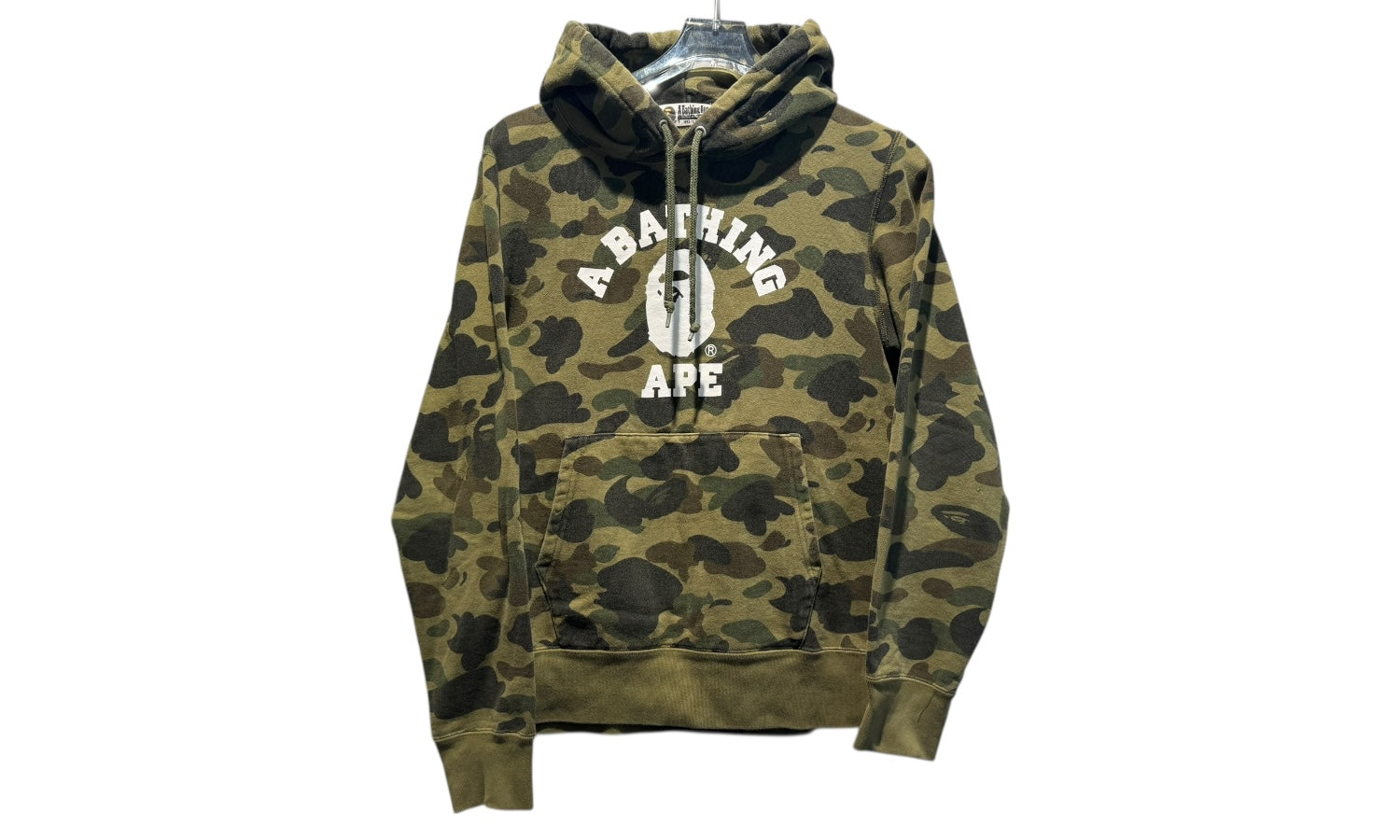 Bape Used Bape Bathing Ape Camo Ape Head Print Hoodie - 1228251302