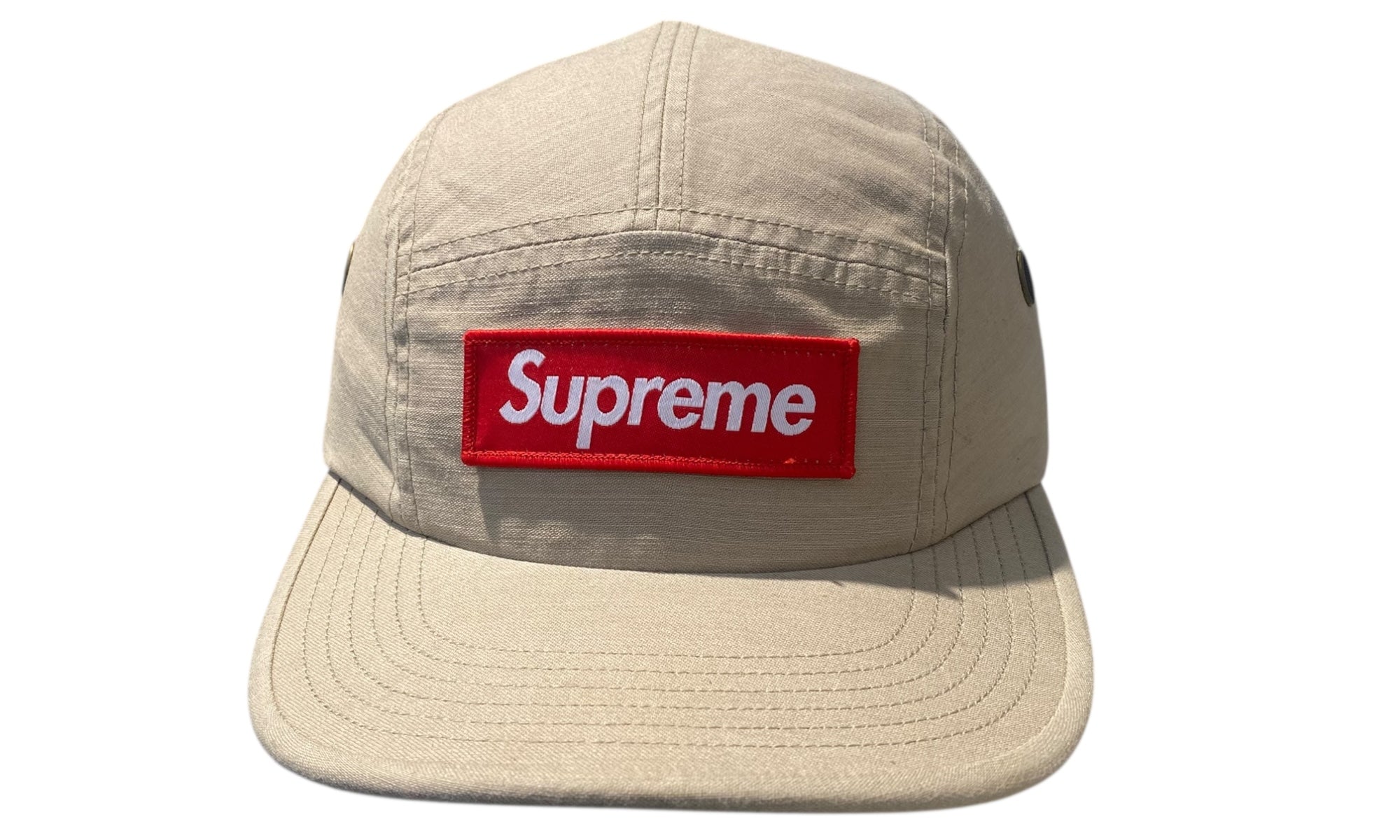 Supreme Used Supreme Camp Cap Military Beige SS25 - test