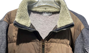 Moncler Used Moncler Maglia Cardigan Grey/Tan Jacket - 1106251624