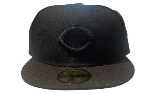 New Era Used Cincinnati Reds Fitted Cap Black - test