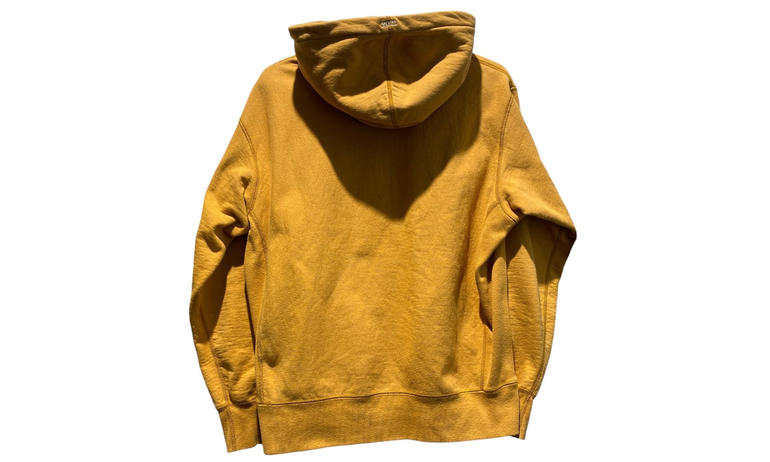 nike Used Supreme Box Logo Hoodie FW21 Mustard - 108261632