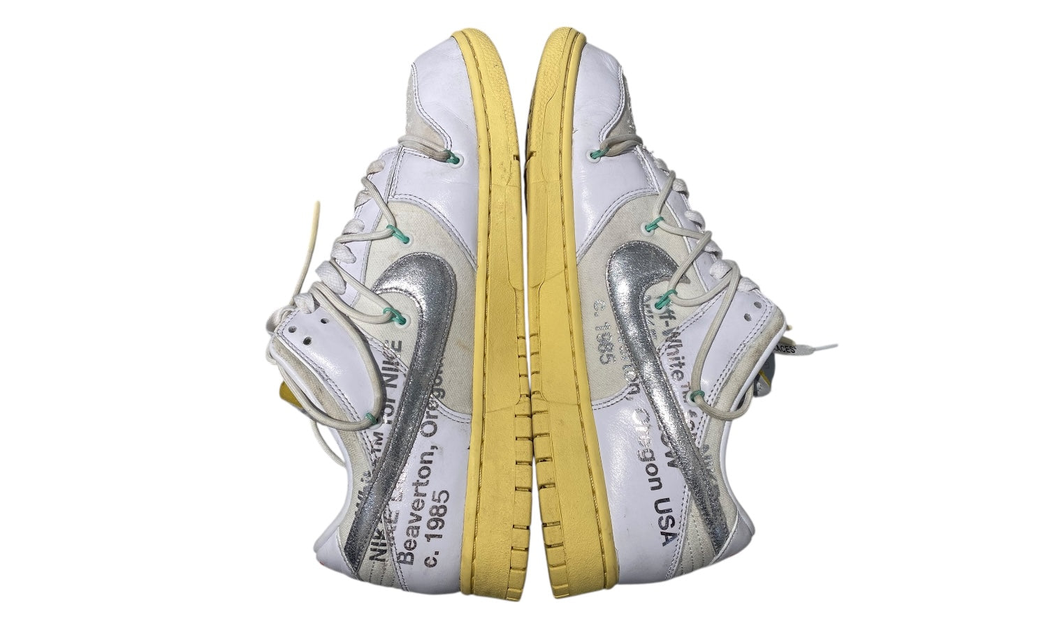 nike Used Nike Dunk Low Off-White Lot 1 - test