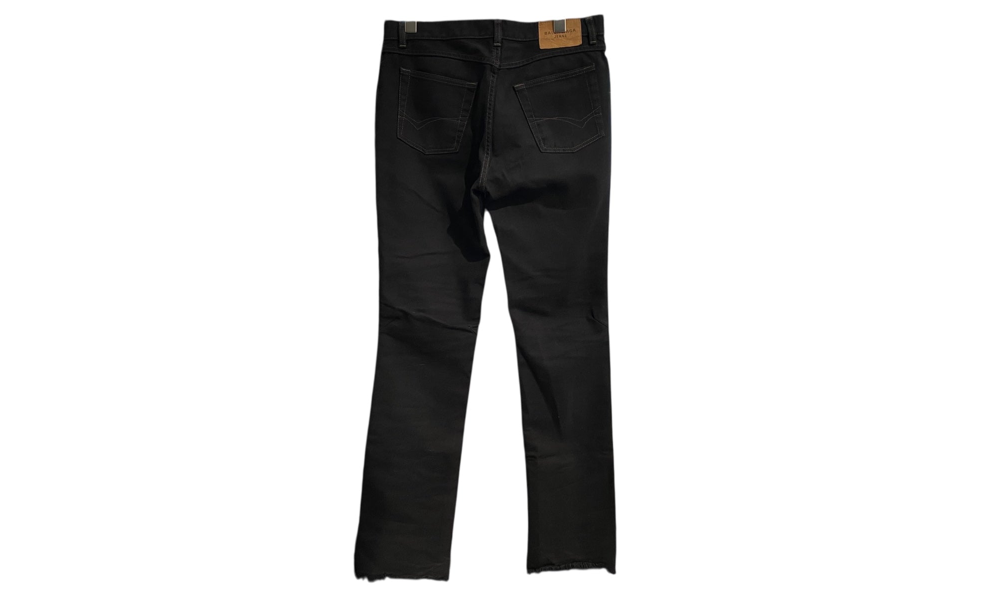 Balenciaga Used Balenciaga Split Hem Black Jeans  - Balenci