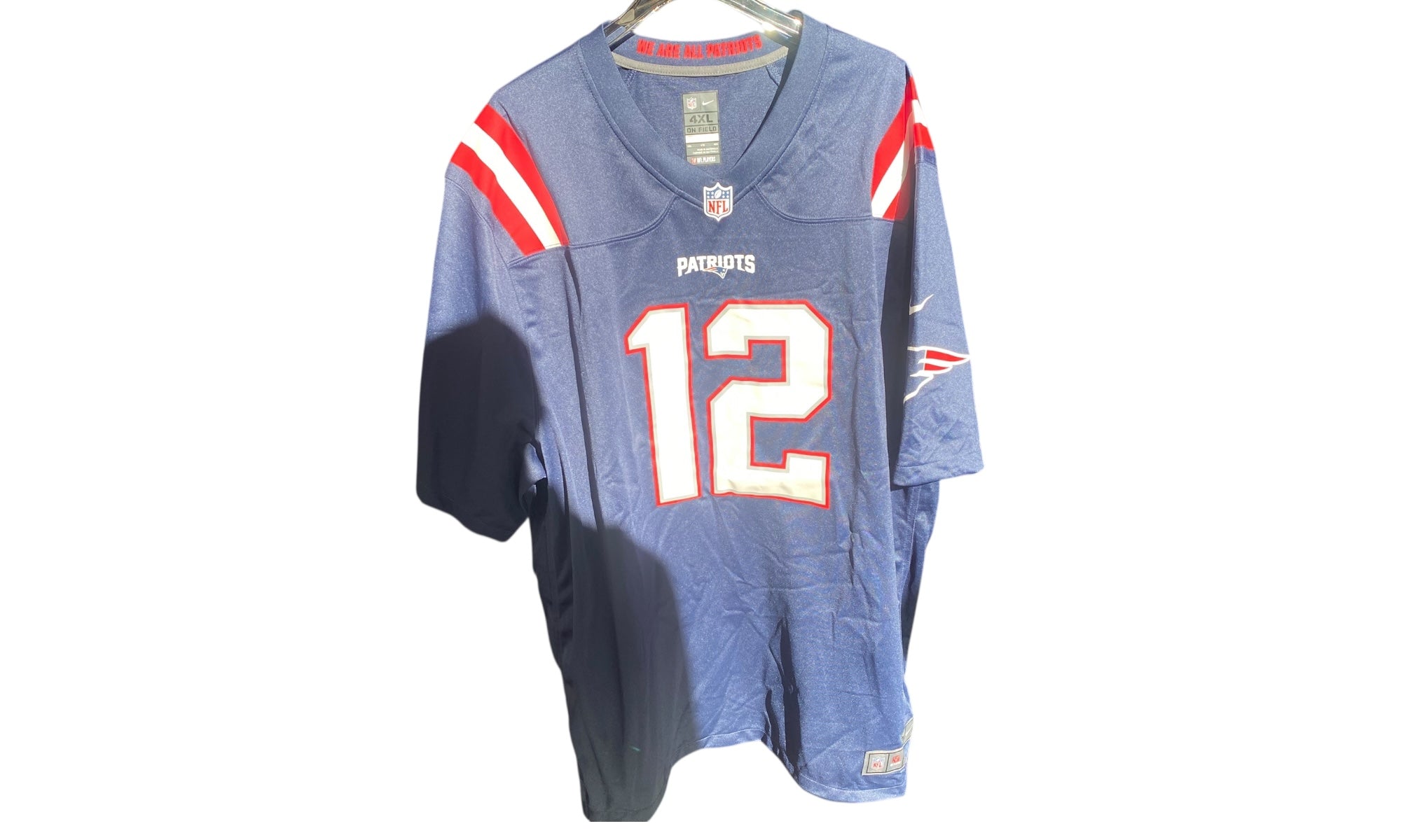 Nike Used New England Patriots Jersey Tom Brady #12 - test
