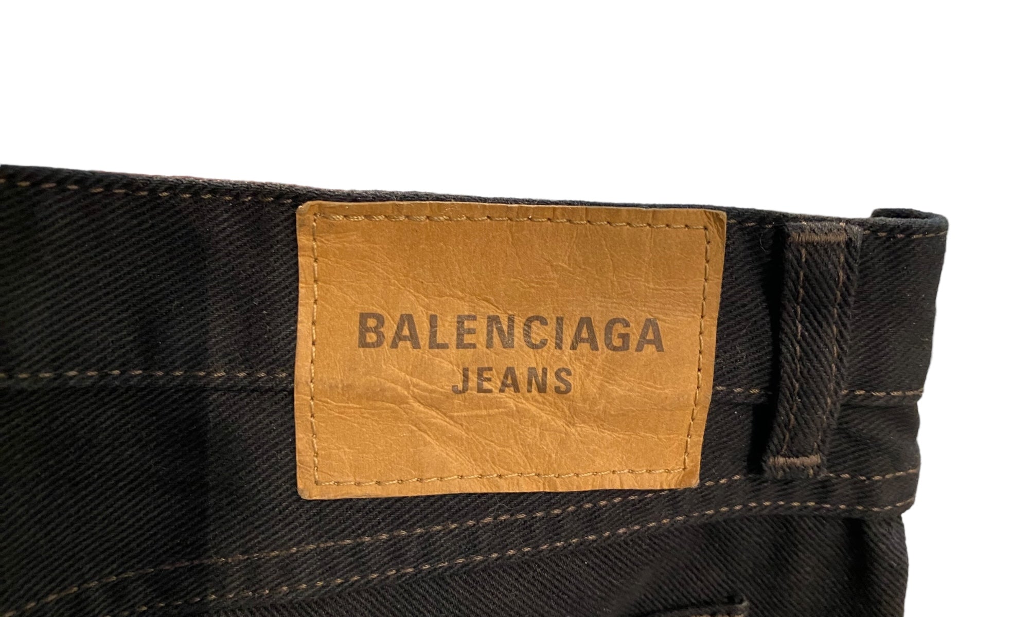 Balenciaga Used Balenciaga Split Hem Black Jeans  - Balenci
