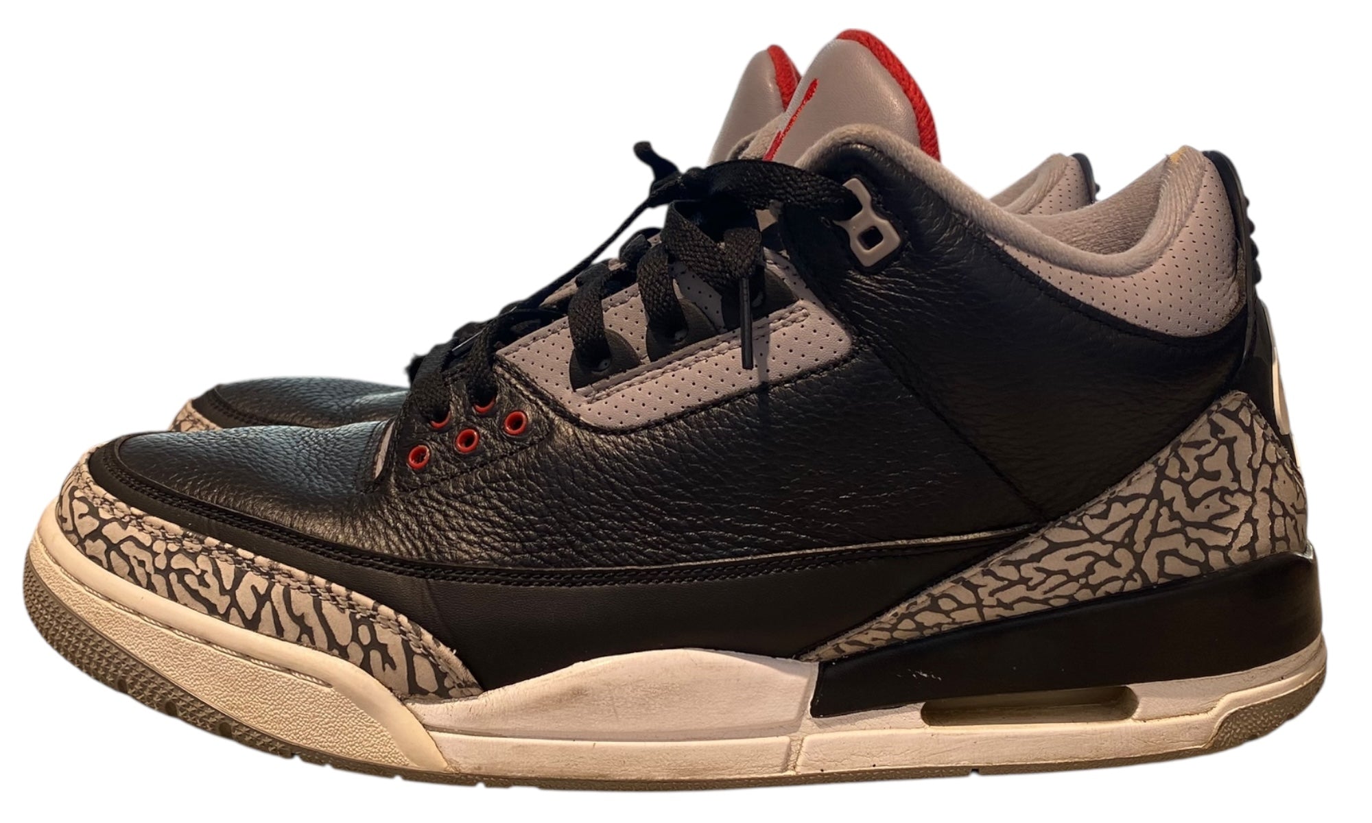 jordan 3 black cement used