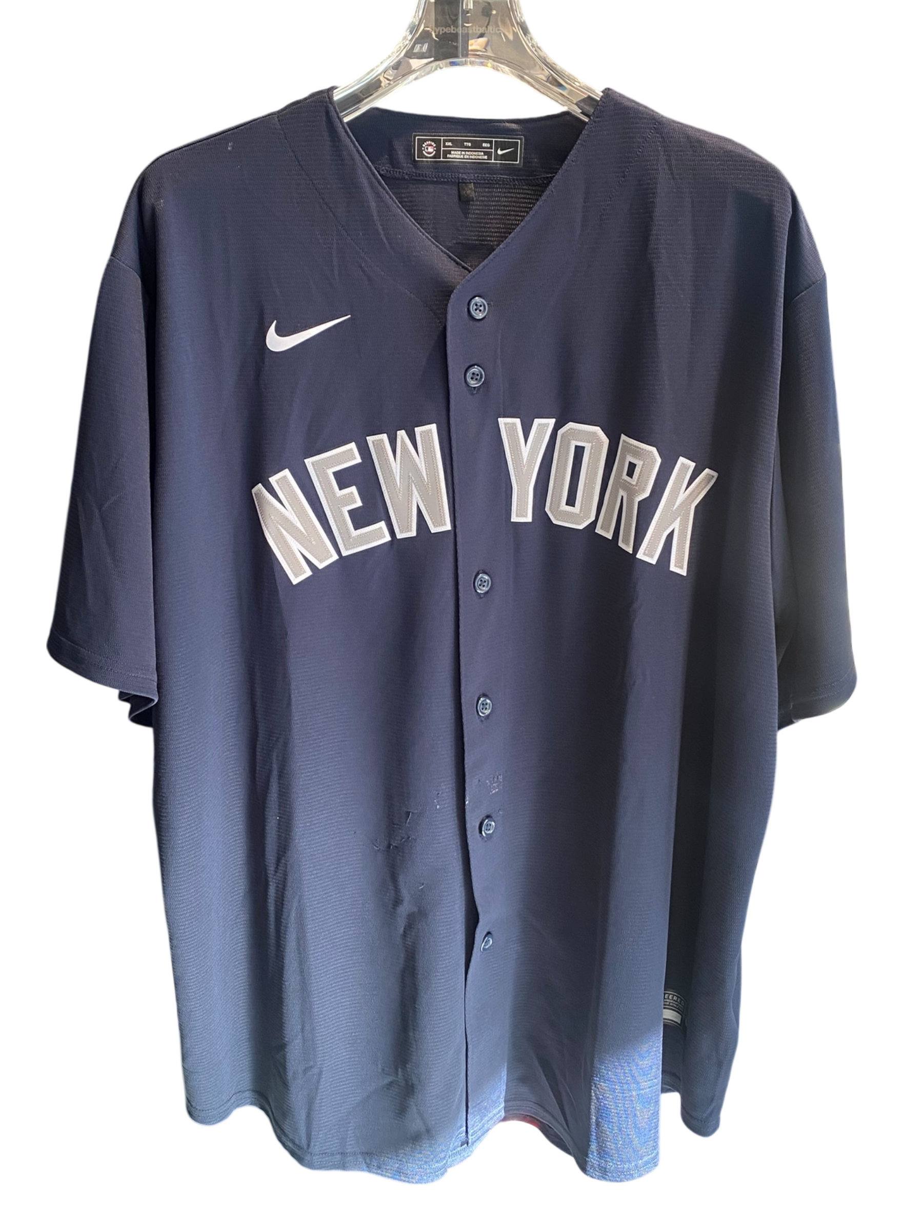 nike Used New York Yankees Baseball Shirt Judge #99 - test