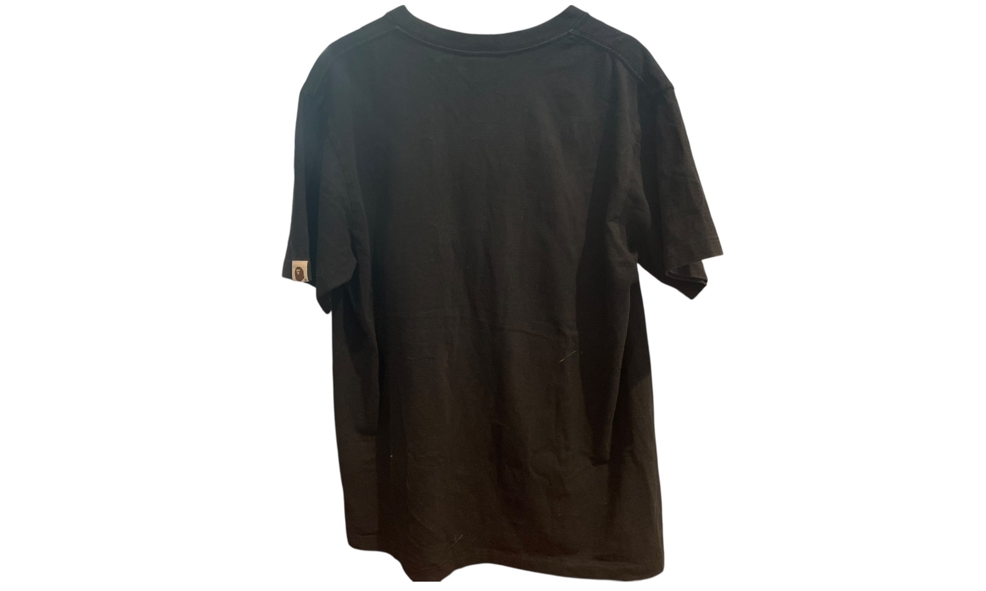 Used Bape Busy Works Green Logo Tee