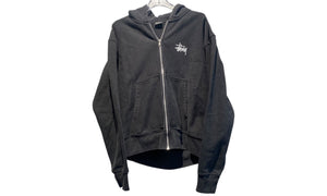 nike Used Stussy Black Zip Up Hoodie - 108261632