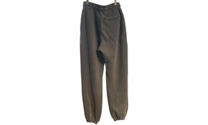 Palm Angels  Used Palm Angels Curved Logo Cotton Joggers in Washed Black/White - 822251622