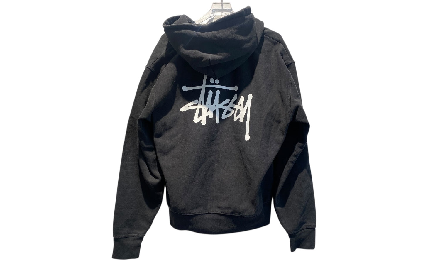 nike Used Stussy Black Zip Up Hoodie - 108261632
