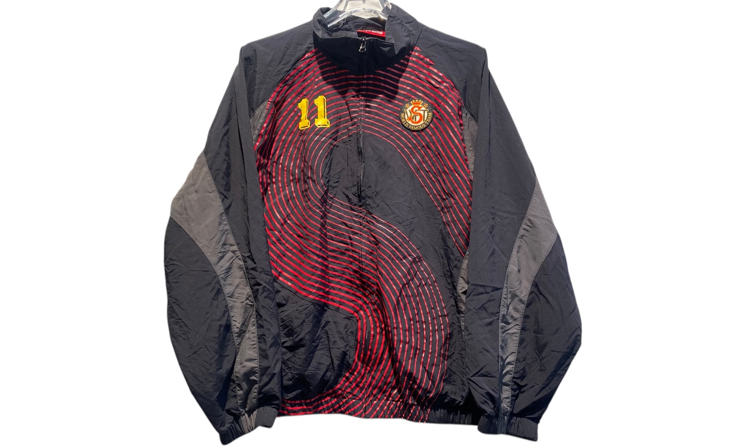 nike Used Supreme S Logo Track Jacket (FW24) Black - test