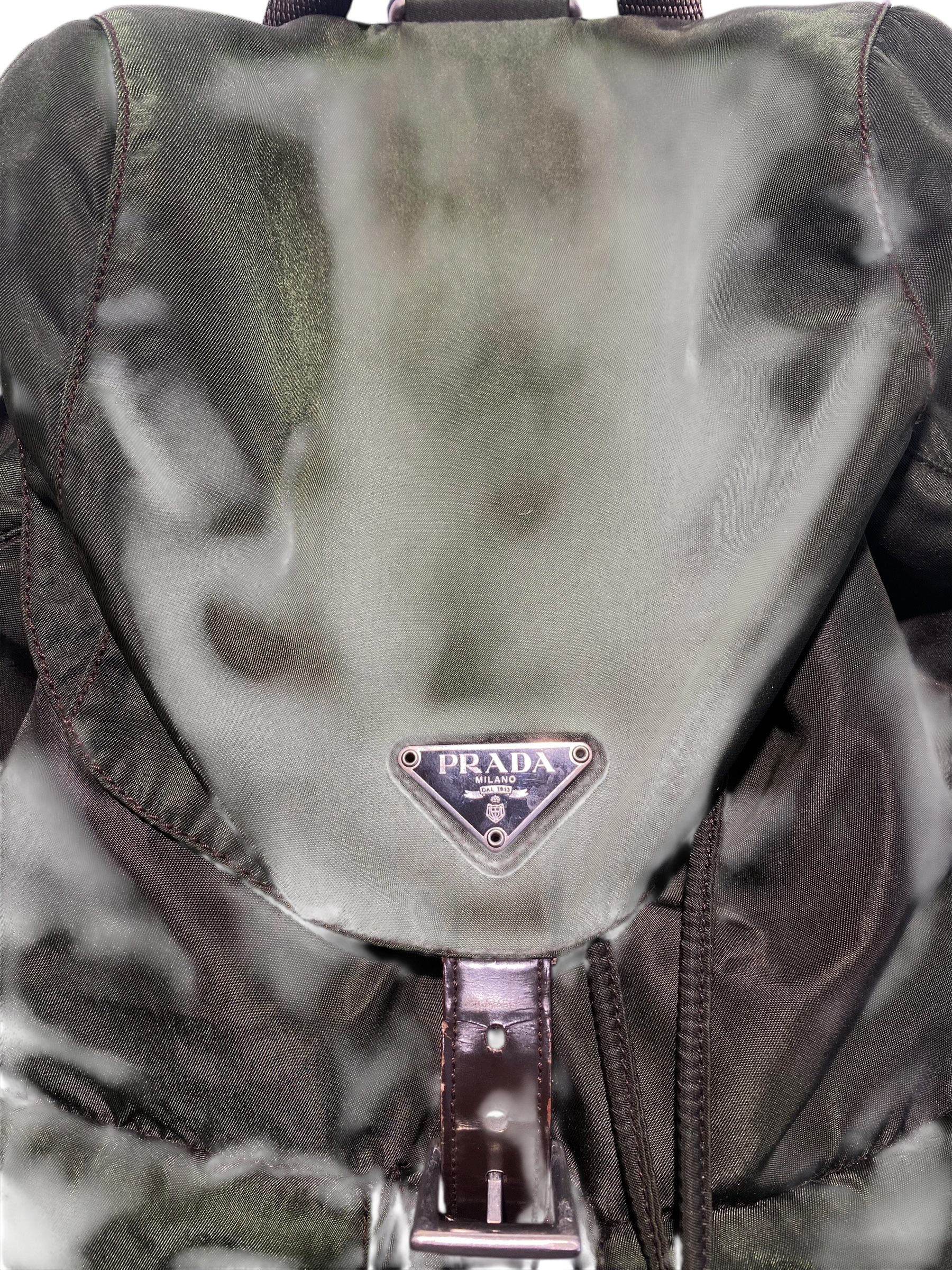 nike Used Prada Nylon Backpack Green - test