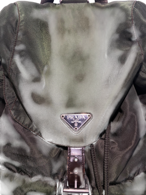 nike Used Prada Nylon Backpack Green - test