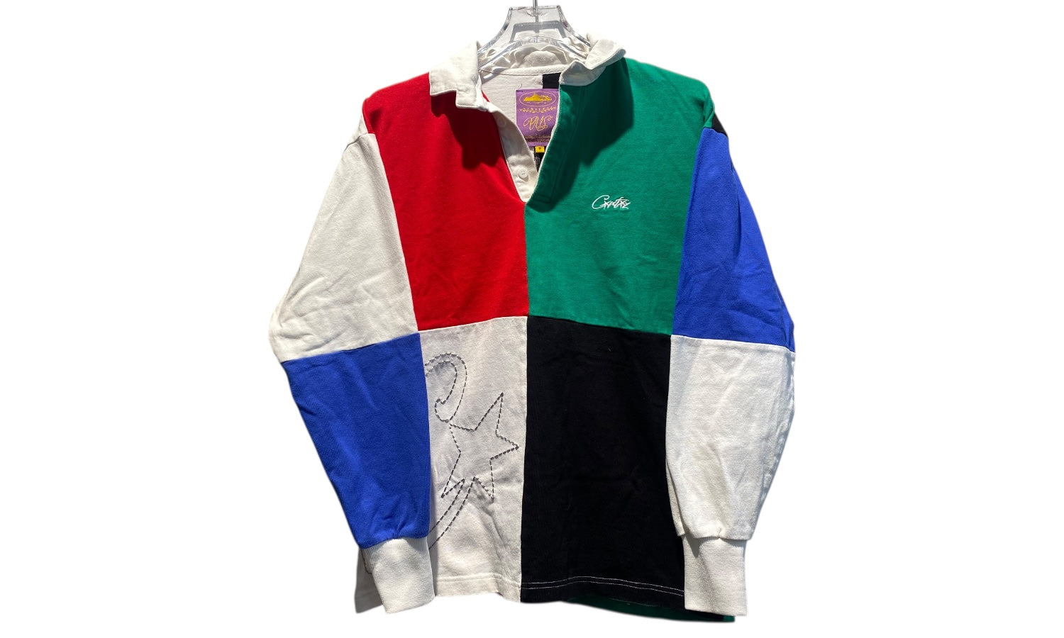 nike Used Corteiz C-Star Rugby Shirt Multi  - test