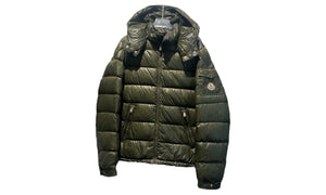 Moncler Used Moncler Maya Short down jacket green glossy nylon - 1105251351