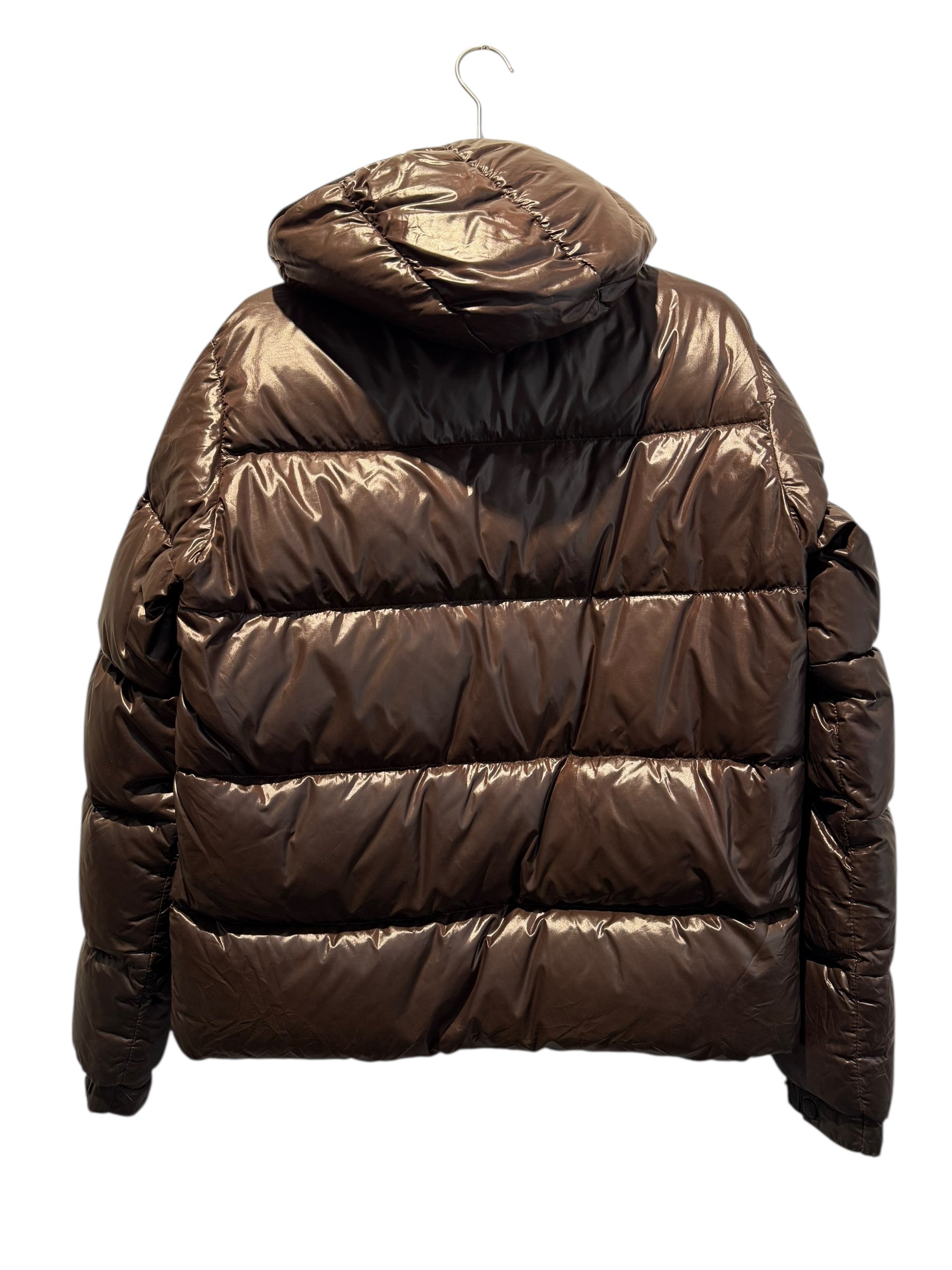Used Moncler Himalaya Down Jacket Brown