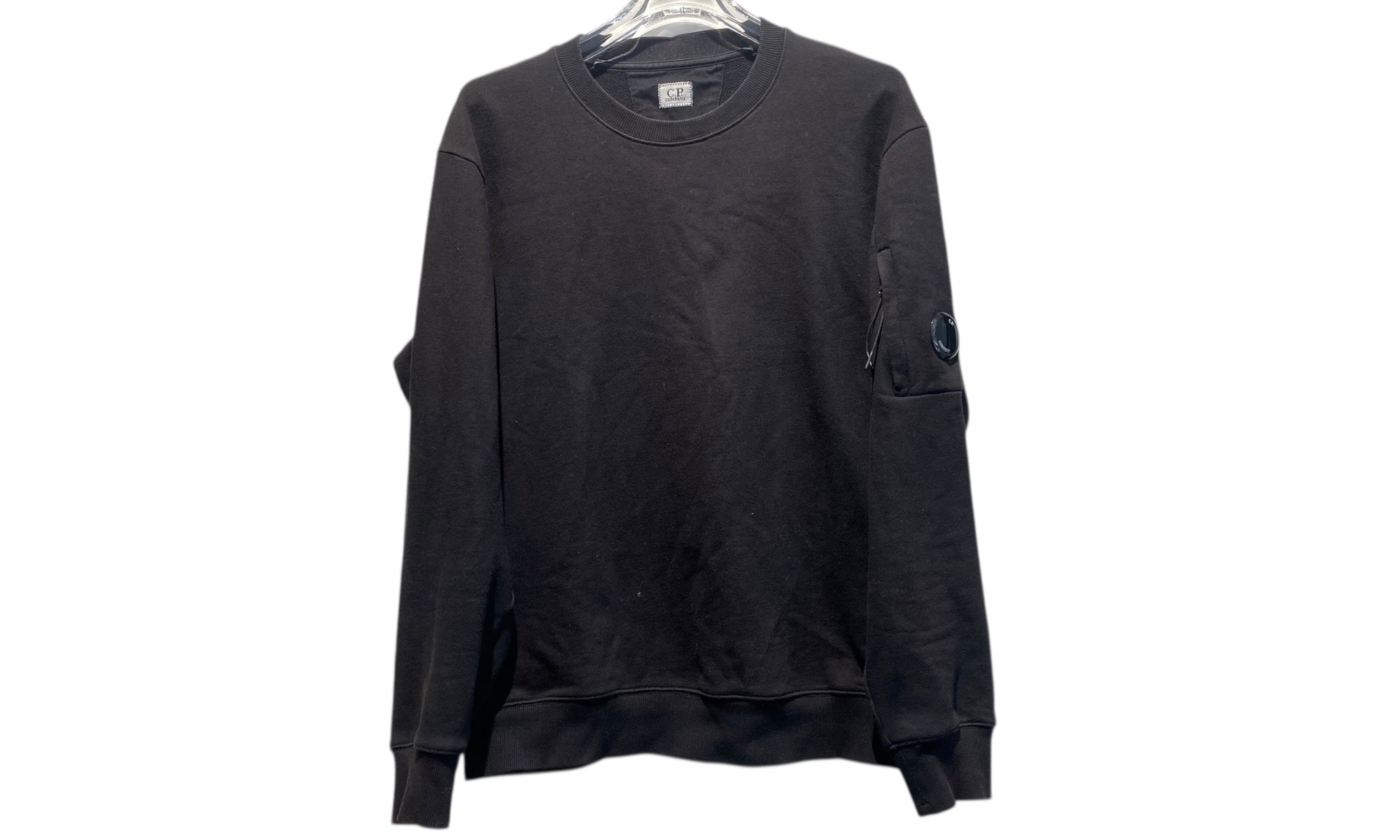 nike Used C.P Company Black Crewneck with Lenspocket - test