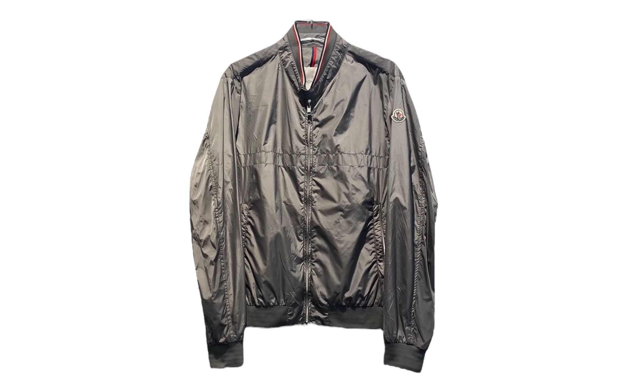 Moncler Used Moncler Albert zip windbreaker grey - 1105251351