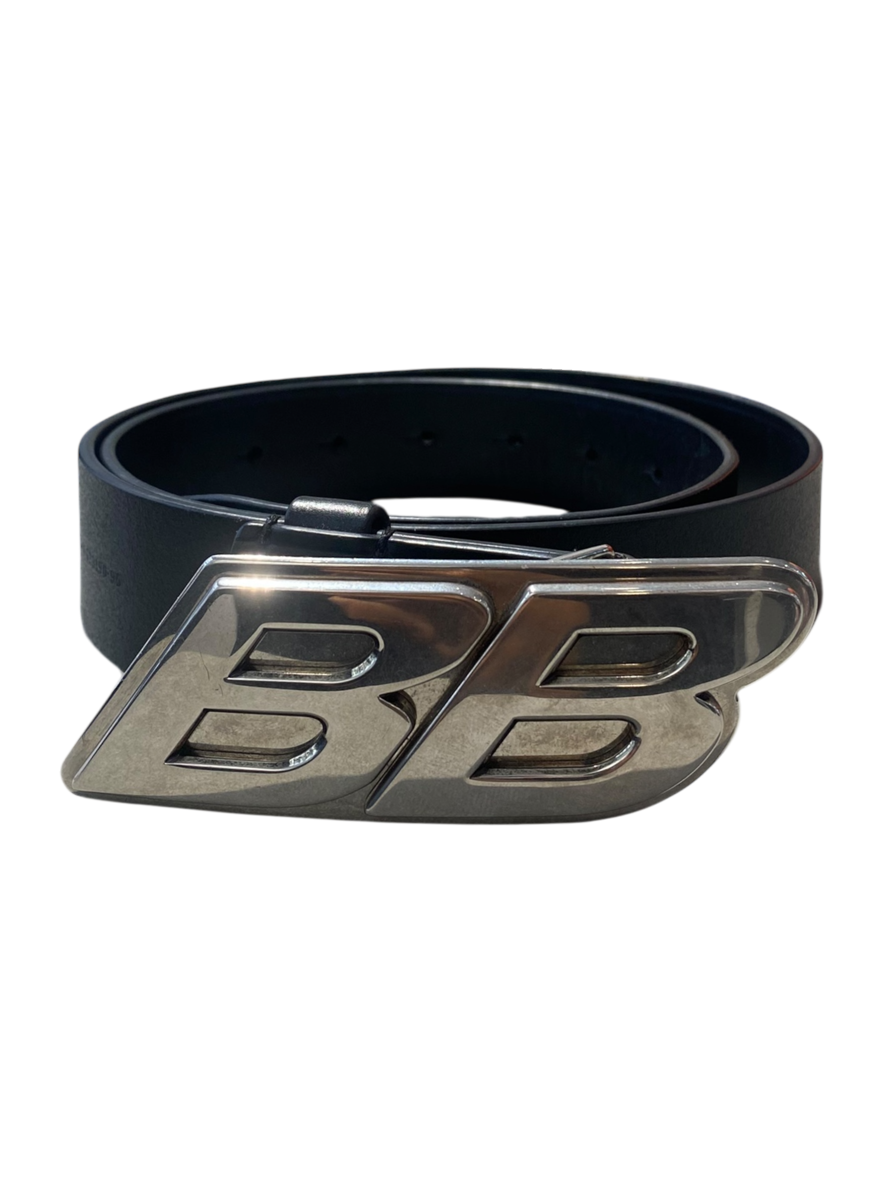 nike Used Balenciaga BB Logo Belt - test