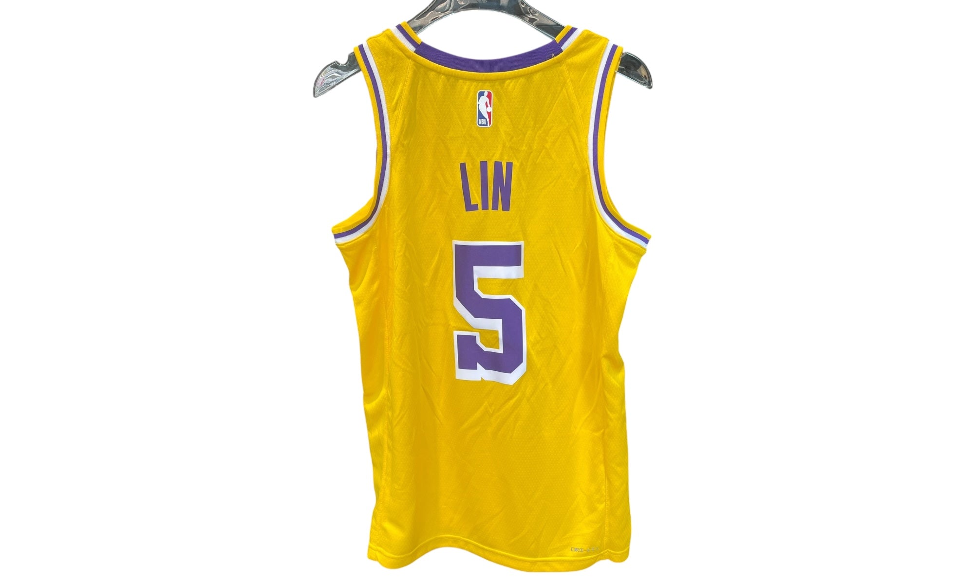 Air Jordan Used Los Angeles Lakers Jeremy Lin Jersey - test