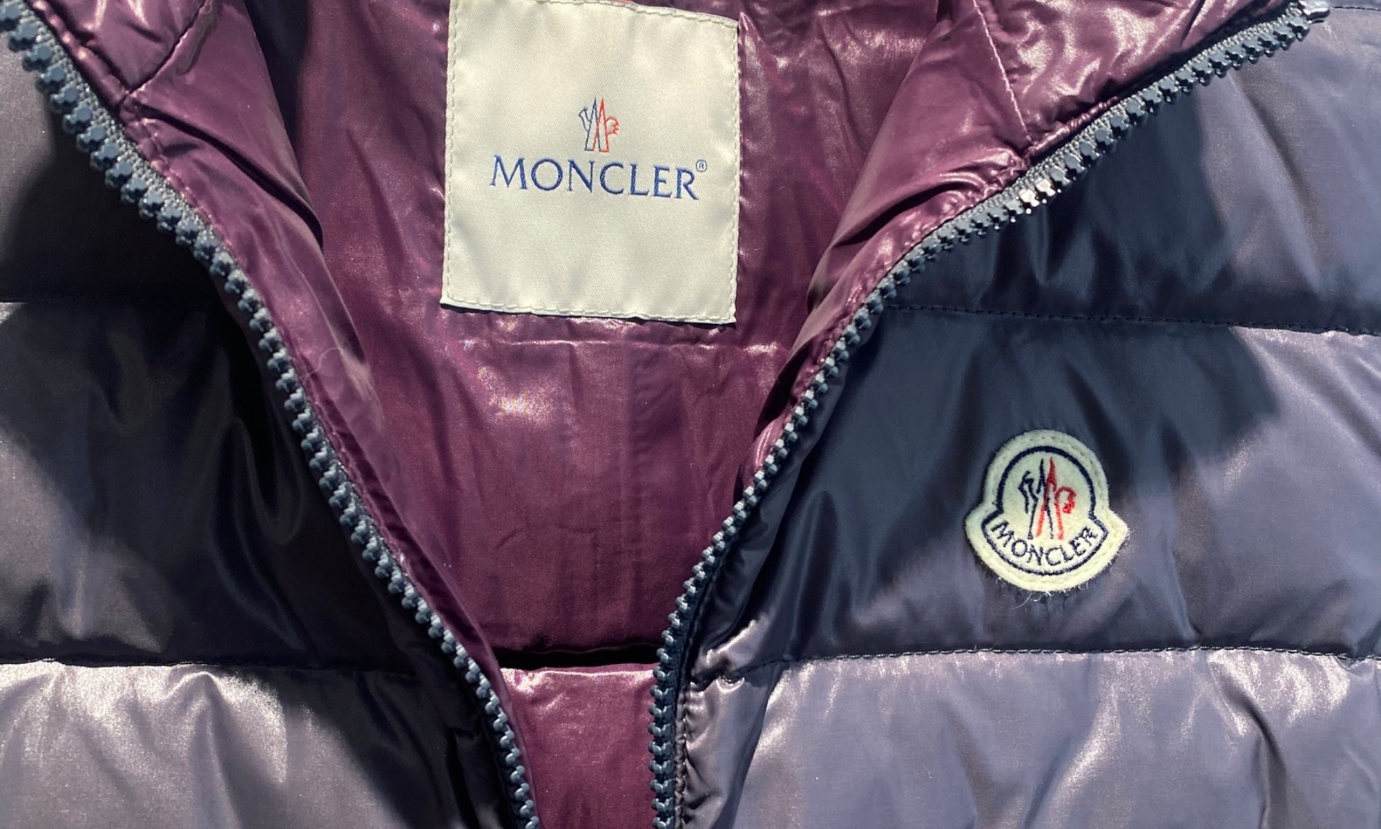 Moncler Used Moncler Ghany Down Vest Grey - Ghany