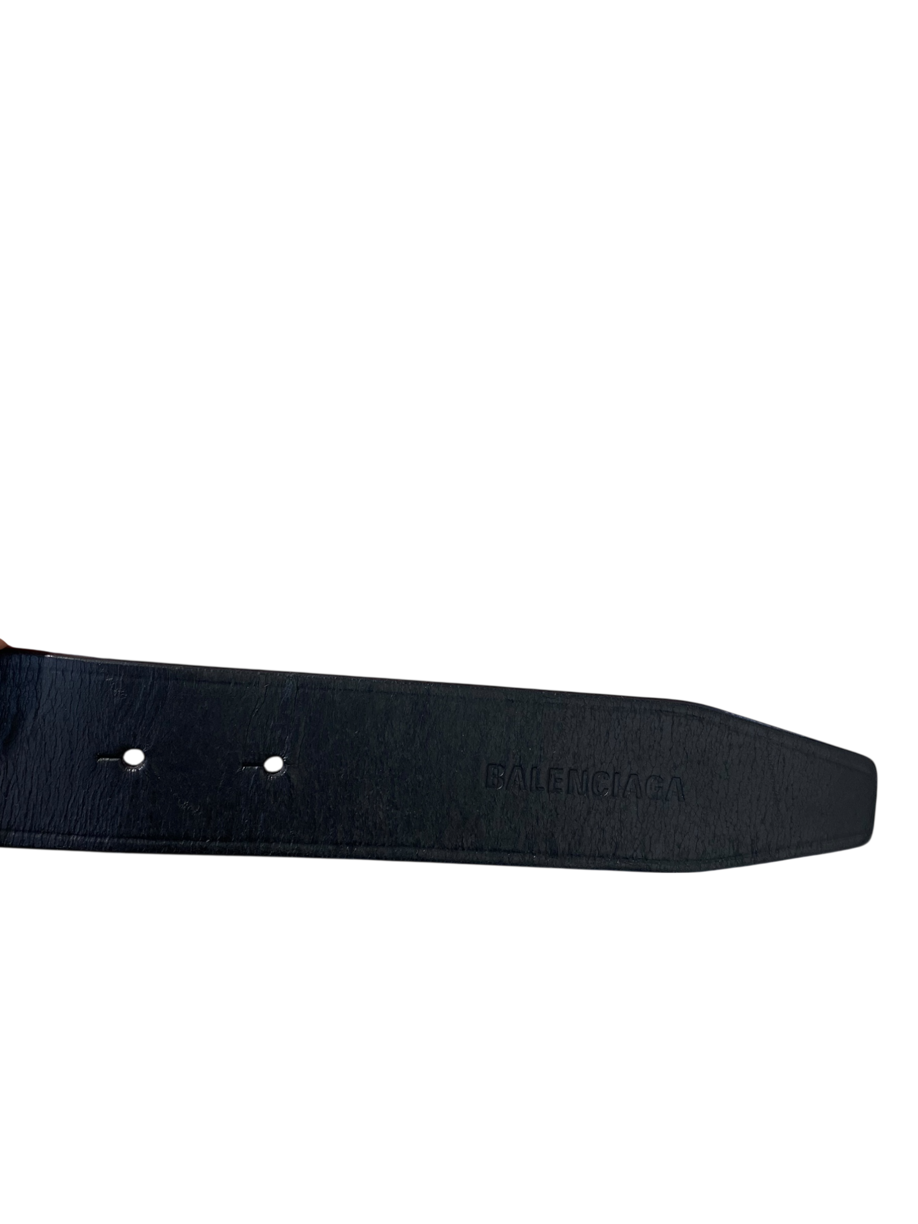 nike Used Balenciaga BB Logo Belt - test