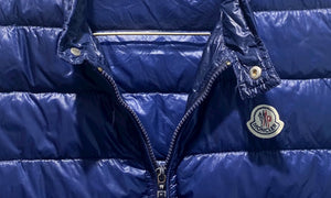 Moncler Used Moncler Gui down gilet  blue - 1105251351